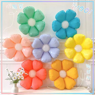 多美憶 生日?qǐng)鼍安贾脷馇騼和泻⑴⑿‰r菊太陽(yáng)彩多色鋁膜氣球5件套