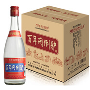 悶倒驢65度內蒙古特色純糧食高度白酒清香型65度500ml*6瓶草原烈酒 整箱