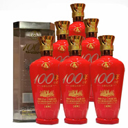 五糧液（WULIANGYE）股份有限公司產(chǎn)品52度濃香型白酒 52度 500mL 6瓶 100年傳奇柔和