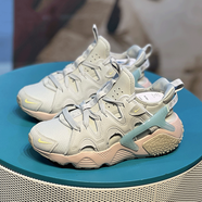 耐克（Nike）跑步鞋女鞋2025夏季新款AIR HUARACHE華萊士運動鞋輕便緩震休閑鞋 DQ8031-002灰藍粉 36.5