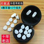 凱聯(lián)威適用sony索尼WI-SP500耳機硅膠套耳機套三星s7 level u耳機帽配件 白色6顆裝【宋耳機包+2線(xiàn)夾】