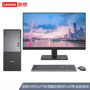 聯(lián)想【定制Win10專業(yè)版】（Lenovo）聯(lián)想臺(tái)式機(jī)ThinkCentre P900C 14代商用辦公稅控臺(tái)式主機(jī)票據(jù)電腦 主機(jī)+21.5英寸商用顯示器 定制：i5-14400 32G 512G+4T