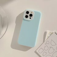萌續(xù) 小清新簡(jiǎn)約液態(tài)硅膠適用iphone16promax純色手機(jī)殼蘋果15promax全包防摔14多巴胺13防摔12保護(hù)套 嬰兒藍(lán)【果凍硅膠殼】 iPhone 16promax