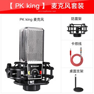 十盞燈桌面電容麥克風直播設(shè)備聲卡專用48V麥克風唱歌用K歌錄音無線動圈麥話筒 PKKING麥克風【電容麥】可調(diào)靈敏度