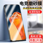【2片裝】駱尊 適用一加9R鋼化膜 1+9/9RT防窺手機膜OnePlus九抗藍光全屏磨砂高清保護膜 【一加9/9R】電競級手游磨砂膜*2片裝 .