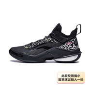 李寧籃球鞋男鞋馭帥14TD減震運(yùn)動(dòng)鞋籃球場(chǎng)地鞋 黑色 （空襲10） 41