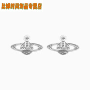 LISM薇薇安威斯特伍德耳釘2024新款西太后土星耳飾女士 土星耳釘-銀色