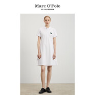 Marc O'Polo/MOP 連衣裙新款春秋女短袖透氣針織性感長(cháng)裙子連衣裙女 白色100 XXS/155 76A