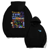 孫燕姿歌曲合集長(cháng)袖連帽衛衣男女通用休閑寬松套頭外套上衣秋冬oh 80863-燕姿歌單-連帽黑色 XS