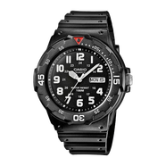 卡西歐（CASIO）學(xué)生運(yùn)動防水時(shí)尚石英表中性表 MRW-200H-1B