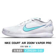 耐克（NIKE） 網(wǎng)球鞋費德勒男子air zoom vapor pro網(wǎng)球比賽款專(zhuān)業(yè)球鞋 CZ0220-141 男款 白藍 41