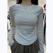 妃麗慕尚百搭v領(lǐng)長(cháng)袖t恤女早秋冬季加絨白色內搭打底衫修身顯瘦正肩上衣服 A746【磨毛款】白色 XL 建議120斤以?xún)?
                                         title=