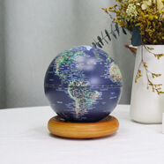 FUNGLOBE朋宸地球儀20cm小號兒童學(xué)生用初中生AR高清帶燈小夜燈辦公室臺燈玄關(guān)擺件仿古禮品 13CM深藍(lán)色帶AR(720度中文 充電款)平面