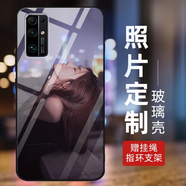 WENYAFFiPhone16蘋果15Pro來圖照片17定制vivos20 iQOONeo10手機(jī)殼華為P70榮耀300小米/OPPO/紅米K80軟套 iqoo13/12/11/y53s/Y300Pro 高清玻璃殼-硬面軟邊-下單請留言型號和圖案編號