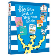 蘇斯博士英語(yǔ)啟蒙認知 The Big Blue Book Of Beginner Book 藍色大書(shū) 英文原版精裝入門(mén)繪本故事選集6合1 七色系列 Big Blue Book Of Beginner 