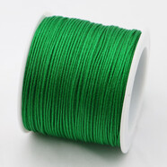 玉纖華72號玉線(xiàn)手鏈編織手繩編繩線(xiàn)繩紅線(xiàn)繩手工手編diy材料繩子吊墜線(xiàn) 草綠色 72號玉線(xiàn)/約45米/0.8毫米粗細
