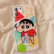 豆茶 vivo旋轉蠟筆小新手機殼 通用男女款可愛(ài)硅膠保護套軟邊防摔卡通 白底-小新+旋轉 vivo X27