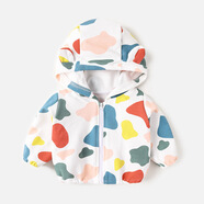 贏(yíng)一貝（Yingyibei）嬰兒春裝女童衣服純棉潮兒童上衣春款一歲男童童裝小寶寶外套春秋 彩塊 100cm