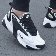 耐克（NIKE）男鞋 春季新款運(yùn)動(dòng)鞋M2K復(fù)古老爹鞋緩震休閑鞋跑步鞋415445-001 AO0269-101/黑白熊貓氣墊老爹鞋 42.5