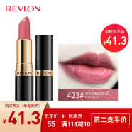 露华浓（Revlon）丽采保湿滋润唇膏女士哑光黑管口红女士不掉色美妆化妆品女彩妆 423#粉色天鹅绒（奶油质地）