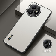 凡盾榮耀play8TPro手機(jī)殼磨砂殼LLY-AN00保護(hù)套Honor高端鏡頭全包外殼保護(hù)殼軟硅膠殼防摔高級商務(wù)男款 【啞光灰】+全屏鋼化膜 榮耀play8T Pro