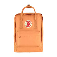 FJALLRAVEN北極狐雙肩包kanken男女戶外大容量書包電腦包運動旅行背包23510 199太陽石橙 16L【可容納14寸筆記本電腦】