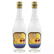 杏花村老酒 杏花村汾酒 出口玻璃瓶 53度 清香型白酒 2015年 500mL 2瓶