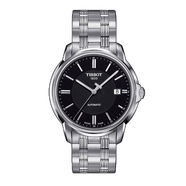天梭（TISSOT）瑞士手表 恒意系列1853雙日歷鋼帶自動(dòng)機(jī)械男表 黑盤鋼帶七夕禮物 T065.930.11.051.00