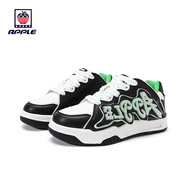蘋(píng)果Apple男士潮牌板鞋ins厚底低幫秋季鞋青少年透氣鞋男款百搭休閑鞋 白色 42