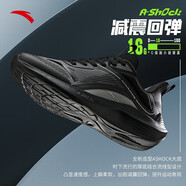 安踏（ANTA）運動鞋毒刺2跑步鞋男鞋輕便透氣減震跑鞋 碳灰/黑  -1 40