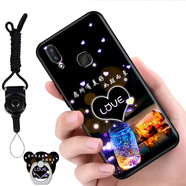 啟美佳 vivox21ia手機(jī)殼全包vⅰvox21i后置指紋防摔vivoxvivoⅹ21i外殼vov 愛心星瓶(關(guān)注店鋪配 指環(huán)+掛繩) vivoX21iA
