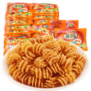 狗牙兒比薩卷 鍋巴 燒烤味 1.2斤20g*30袋 休閑零食 八爪燒 膨化食品