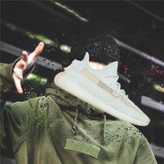 阿迪達(dá)斯（adidas）男女鞋 YEEZY 350 V2 Boost限量侃爺椰子運(yùn)動(dòng)鞋跑鞋F(xiàn)U9006 EG7491 鏤空海鹽椰子 43