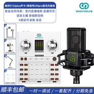 森然（Seeknature） ST10plus聲卡套裝直播全套設備手機電腦通用主播戶(hù)外唱歌K歌麥克風(fēng) ST10plus聲卡+萊維特249pro麥克風(fēng)套裝