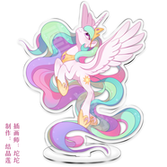 創(chuàng)京懿選【六一禮物】MLP 我的小馬駒彩虹小馬寶莉月亮公主同人周邊亞克力 宇宙公主 默認(rèn)1