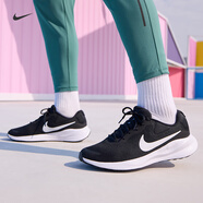耐克（NIKE）官方REVOLUTION 7男子公路專業(yè)跑步鞋秋季緩震運(yùn)動FB2207 001黑/白色 41
