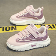 會(huì )說(shuō)話(huà)的湯姆貓透氣輕便兒童運動(dòng)鞋 粉紫 30（鞋內長(cháng)193.4)