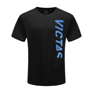 Victas維克塔斯 維克多乒乓球服乒乓球短袖男女款速干半袖比賽運(yùn)動(dòng)服 VS-852 86502 黑色 S碼（165/84A）