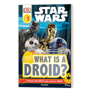 【二手書】分級讀物L(fēng)1 星球大戰(zhàn)系列 英文原版 DK Readers Level 1-Star Wars What is a Droid DK 英文版