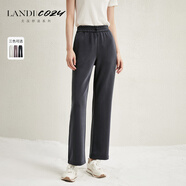 LANDIcozy無壓舒適系列四面彈輕運(yùn)動(dòng)直筒休閑褲女秋冬新品 隕石灰 M