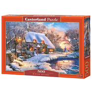 CastorlandCastorland巧思波蘭進(jìn)口拼圖500片 冬季小屋53278