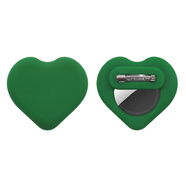 語(yǔ)派適用AirTag保護套愛(ài)心蘋(píng)果tag隱形別針?lè )纴G器跟蹤衣服扣硅膠兒童隱藏貓咪狗寵物apple定位器外殼 airtag套【愛(ài)心別針】墨綠