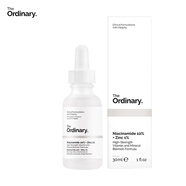 THE ORDINARY10%煙酰胺+1%鋅提亮控油收毛孔淡化痘印胺鋅三控精華液 煙酰胺鋅精華30ml