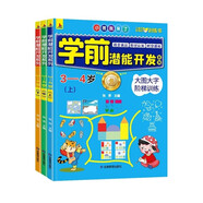 學(xué)前潛能開(kāi)發(fā)3-4歲全3冊幼兒全腦左右腦智力大開(kāi)發(fā)全書(shū)邏輯思維訓練幼兒園寶寶早教益智書(shū)籍階梯訓練