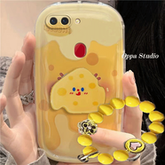 OPPO R15夢(mèng)鏡版手機(jī)殼可愛黃色奶酪卡通防摔硅膠R15夢(mèng)鏡版軟女創(chuàng)意全包氣墊保護(hù)套 海綿寶寶-肥皂殼 oppo r15夢(mèng)境版