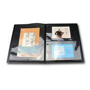 昊藏天下 集郵冊郵票收藏冊定位冊  硬幣古錢(qián)幣紙夾冊 空冊Z 1行2行3行5行混搭2本