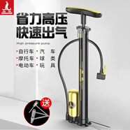 鳳凰（Phoenix）自行車打氣筒家用高壓泵籃球電動摩托車便攜山地充氣筒汽車通用