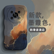 大畫(huà)仙 華為榮耀x30手機殼鏡頭全包圍防摔榮耀x40i硅膠磨砂網(wǎng)紅殼新款水彩保護套高顏值創(chuàng  )意軟殼潮流 榮耀x30 經(jīng)典黑-【墨霞色】加全屏膜