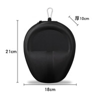 邁一壹適用JBLT770NC/T720BT/T710BT/T700BT耳機收納包頭戴式無(wú)線(xiàn)藍牙耳麥保護套殼便攜手提包加硬盒防摔 【黑色牛津布款-黑色內襯】耳機包+登山扣