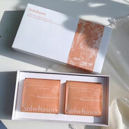 雪花秀（Sulwhasoo）韓國雪花秀宮中蜜皂清潔面部 洗臉皂中草藥不傷膚 深層清潔100g*2 雪花秀人參潔膚皂 120g*2